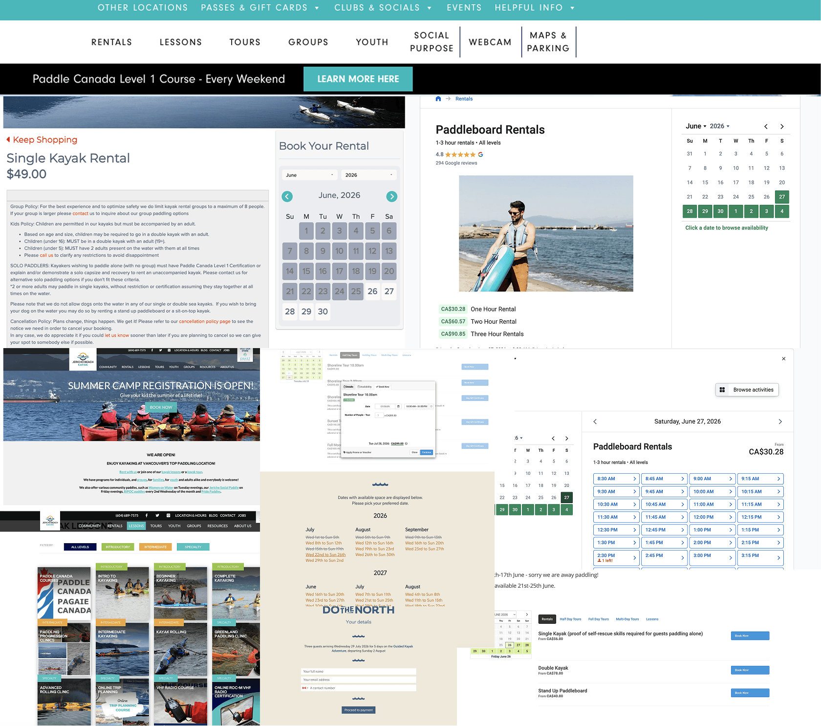 Competitive booking platform audit